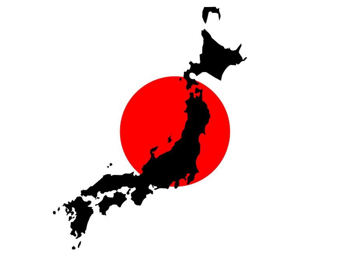japonsko mapu vlajka