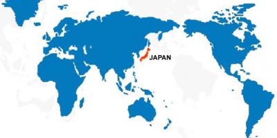 Japonsko mapa sveta