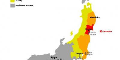 Mapu japonska tsunami