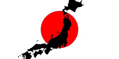 Japonsko mapu vlajka